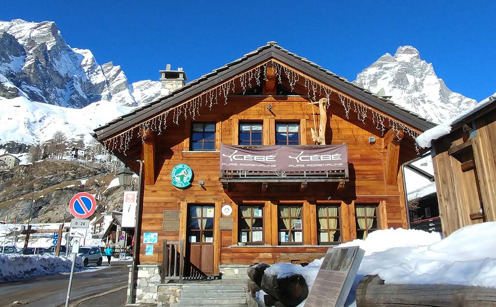 house in the mountains